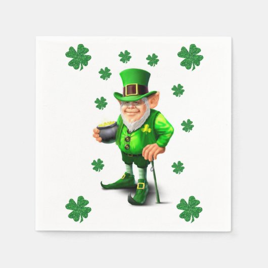 St. Patrick's Day Paper Napkins Servet (Voorkant)