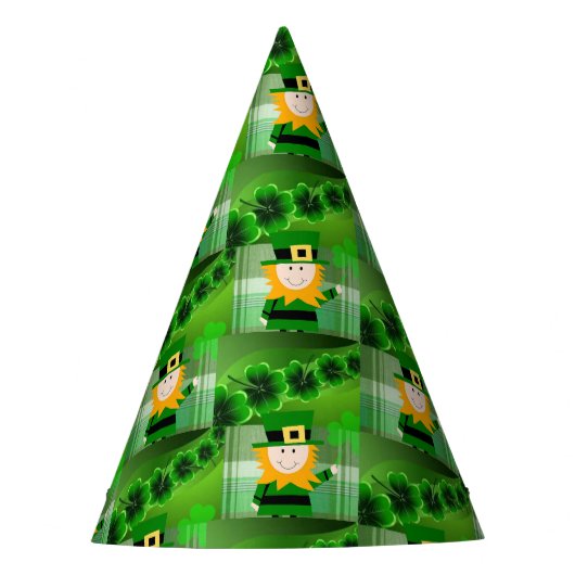 St. Patrick's Day Paper Pet Feesthoedjes (Voorkant)