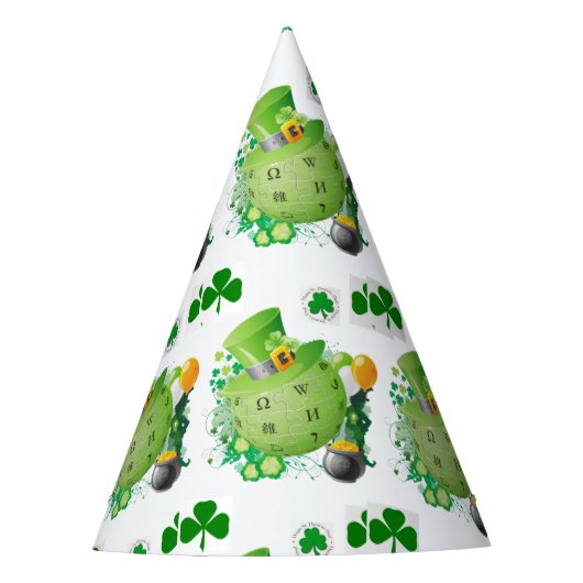 St. Patrick's Day Paper Pet Feesthoedjes (Voorkant)