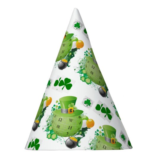 St. Patrick's Day Paper Pet Feesthoedjes (Rechts)