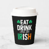 St. Patrick's Day Papieren Bekers (Links)