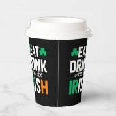 St. Patrick's Day Papieren Bekers (Rechts)