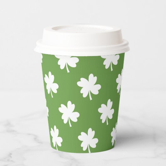 St. Patrick's Day-papieren bekers (Links)