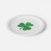 St. Patrick's Day Papieren Bord - 7" Ronde Lucky S (Gekanteld)