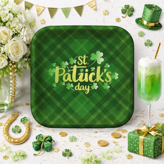 St. Patrick's Day Papieren Borden Bordje