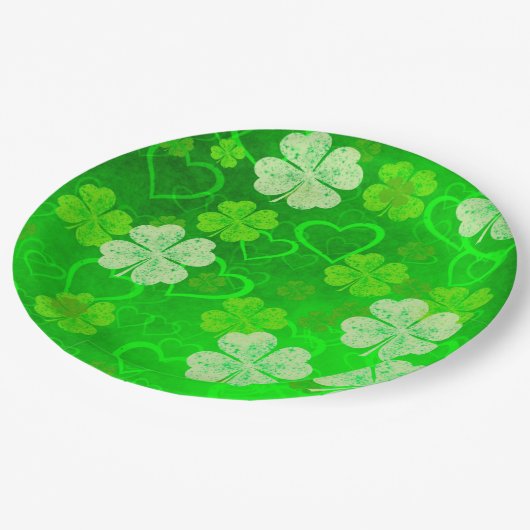 St Patrick's Day Papieren Bordje (Gekanteld)