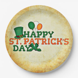 St Patrick's Day Papieren Bordje