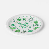 St. Patrick's Day Papieren Bordje (Gekanteld)