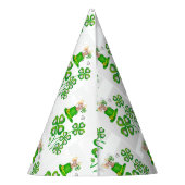 St. Patrick's Day papieren hoed Feesthoedjes (Achterkant)