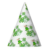 St. Patrick's Day papieren hoed Feesthoedjes (Links)