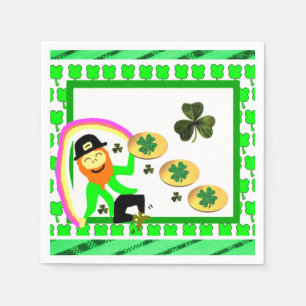 St. Patrick's Day Papieren Servetten