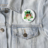 St. Patrick's Day Papillon Ronde Button 5,7 Cm (In situ)