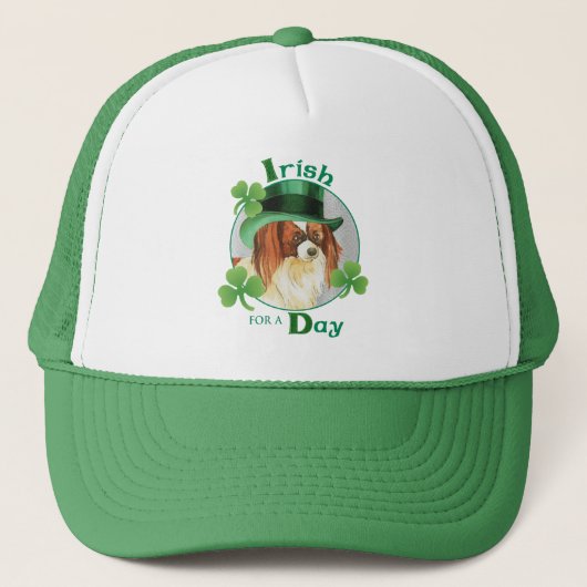 St. Patrick's Day Papillon Trucker Pet (Voorkant)