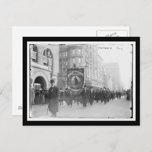  St. Patrick's Day Parade Briefkaart (Voorkant / Achterkant)