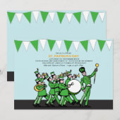 St. Patrick's Day Parade Invitation Kaart (Voorkant / Achterkant)