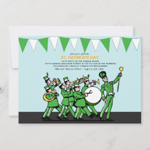 St. Patrick's Day Parade Invitation Kaart