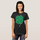 St Patrick's Day Parade Solo Clover Lucky Leaf Dri T-shirt (Voorkant volledig)
