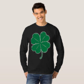St Patrick's Day Parade Solo Clover Lucky Leaf Dri T-shirt (Voorkant volledig)