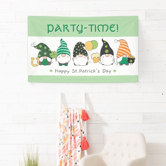St Patrick's Day party banner (Insitu)