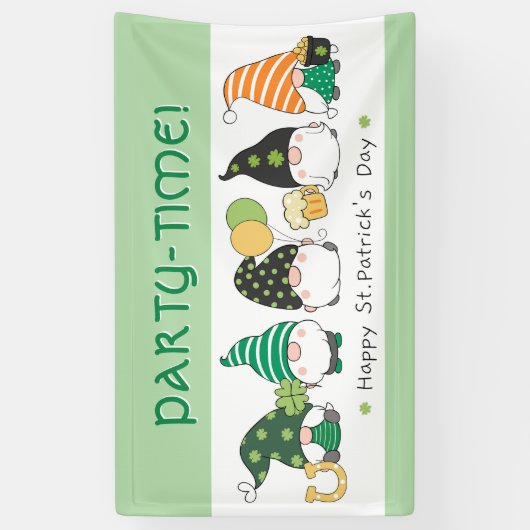 St Patrick's Day party banner (Verticaal)