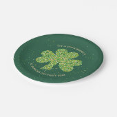 St. Patrick's Day Party Borden - Aanpassen Papieren Bordje (Gekanteld)