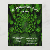 St Patrick's Day Party Clover Kaleidoscope Paper (Voorkant)