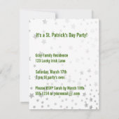 St. Patrick's Day Party | Cute Leprechaun Dancing Kaart (Achterkant)