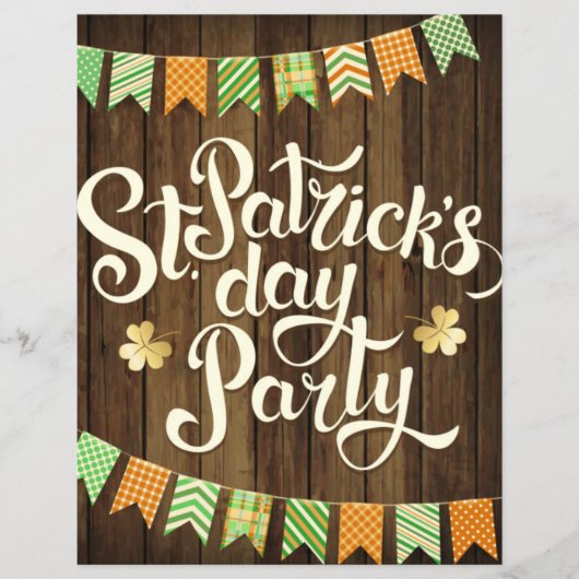 St. Patrick's Day Party Event Flyer (Voorkant)