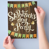 St. Patrick's Day Party Event Flyer (Hand)