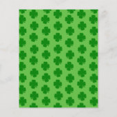 St Patricks Day Party Gnomes Square Invitation Flyer (Achterkant)