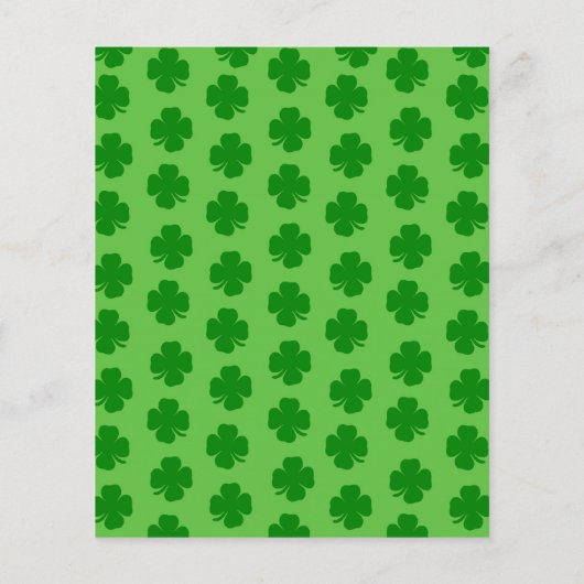St Patricks Day Party Gnomes Square Invitation Flyer (Achterkant)
