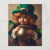 St Patrick's Day Party Ierse kinderpot van goud Flyer (Voorkant)