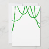 St. Patrick's Day Party Invitation - white Kaart (Achterkant)