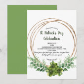 St. Patrick's Day Party Invite - Briefkaart - (Voorkant / Achterkant)