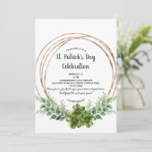St. Patrick's Day Party Invite - Briefkaart - (Staand voorkant)