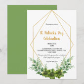 St. Patrick's Day Party Invite - Briefkaart - (Voorkant / Achterkant)
