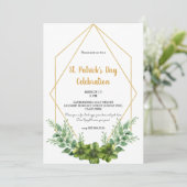 St. Patrick's Day Party Invite - Briefkaart - (Staand voorkant)