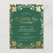 St. Patrick's Day Party Invite - Briefkaart - Cust (Voorkant)
