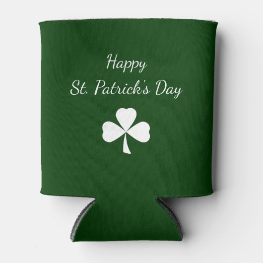 St. Patrick's Day Party Irish Shamrock Green Blikjeskoeler (Voorkant)