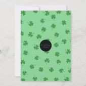 St. Patrick's Day Party Kaart (Achterkant)