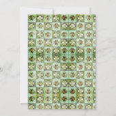 St. Patrick's Day Party Kaart (Achterkant)