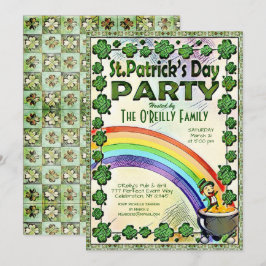St. Patrick's Day Party Kaart