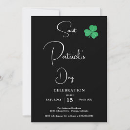 St Patricks Day Party Kaart