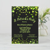 St Patrick's Day Party Kaart (Staand voorkant)