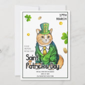 St Patrick's Day Party Kaart (Voorkant)