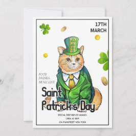 St Patrick's Day Party Kaart