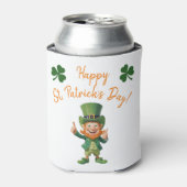 St Patrick's Day Party-Leprechaun Blikjeskoeler (Blikje Voorkant)