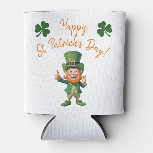 St Patrick's Day Party-Leprechaun Blikjeskoeler (Voorkant)