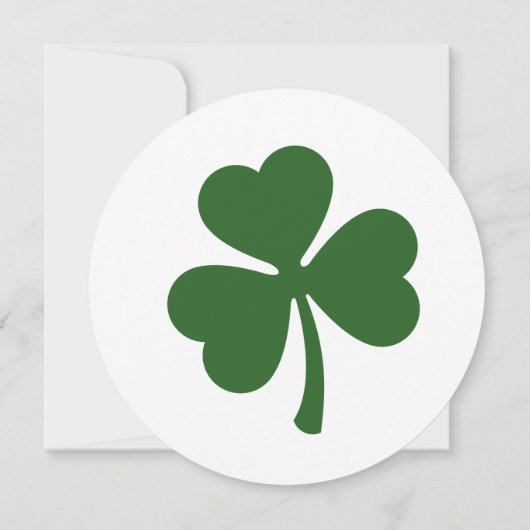 St Patrick's Day Party-Leprechaun Kaart (Achterkant)