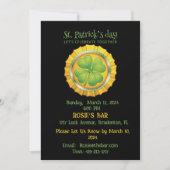 St. Patrick's Day Party met Shamrock uitnodiging (Voorkant)